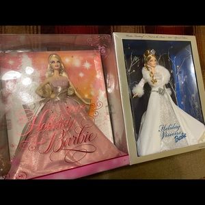 Holiday Barbies 2003 & 2009